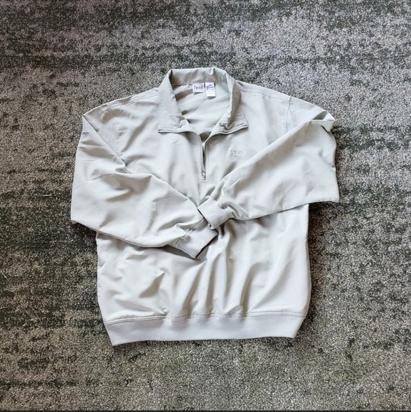 Izod Women's Mint Green Quarter Zip XL Pull Over - Picture 9 of 9